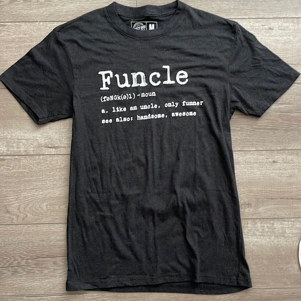 Black Funckle t shirt for fun uncle